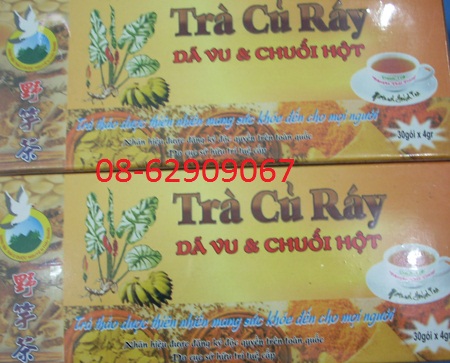 Trà Củ ráy - sản phẩm giúp chữa bệnh gout, thấp khớp, nhức mỏi, lợi tiểu